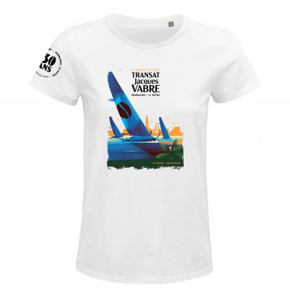 T-shirt Femme BLANC Affiche TJV 2023